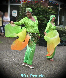 Gruppe Ghadir, auftritt Altenheim, sommerfest